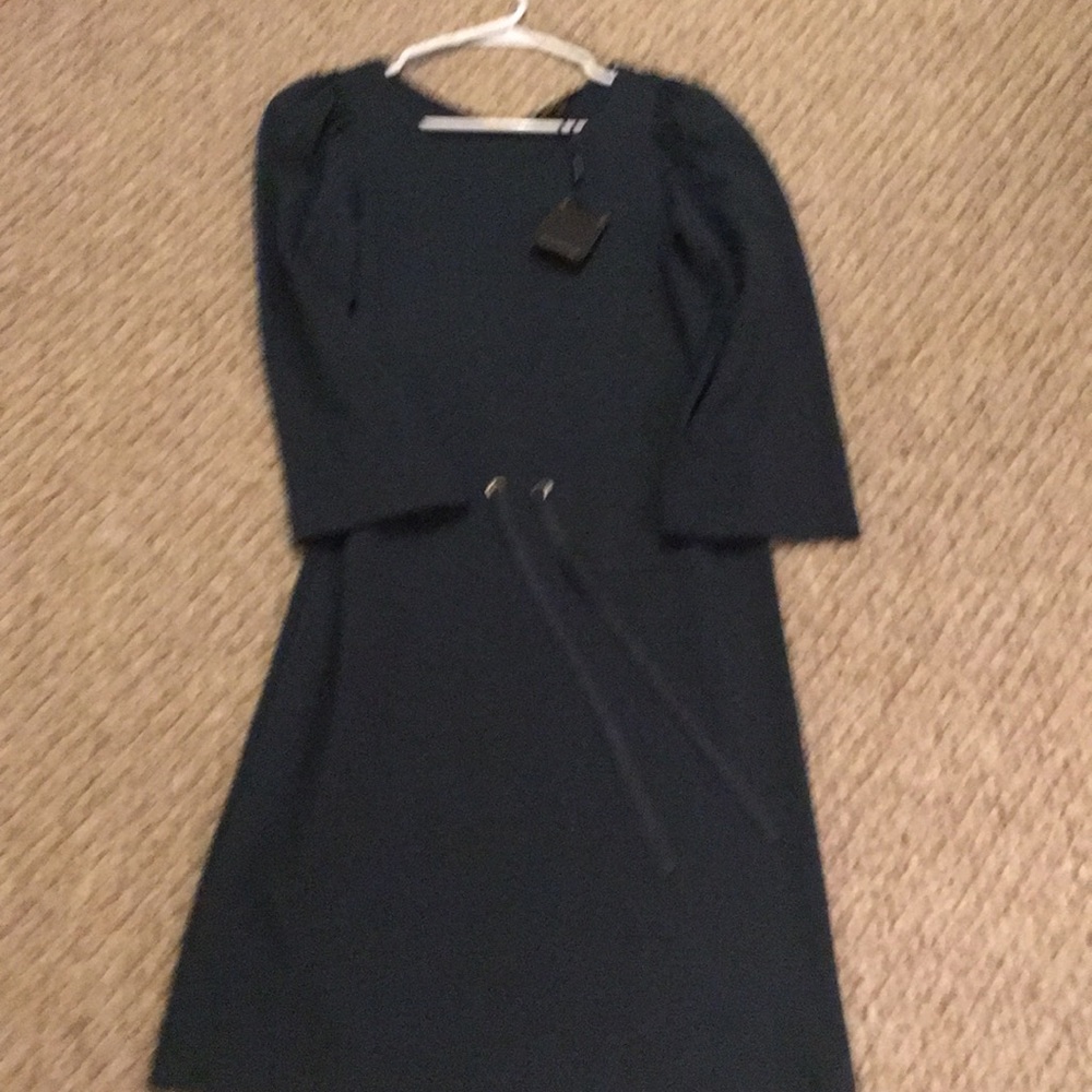 Massimo dutti tie waist dress